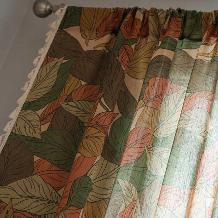 Ukiyoe Leaves Curtain