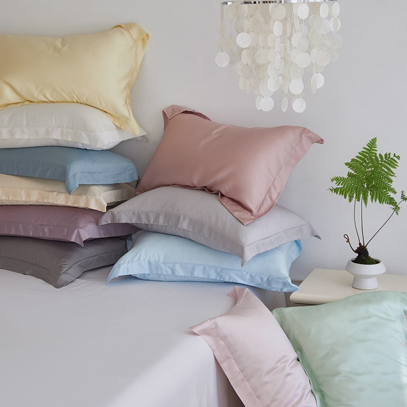 Water Colour Lyocell Fitted Sheet