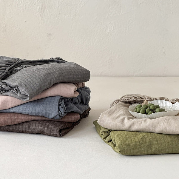 Earthy Cotton Fitted Sheet