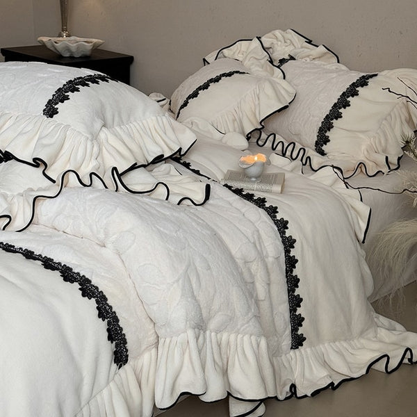 Houndstooth Warm Bedding Set