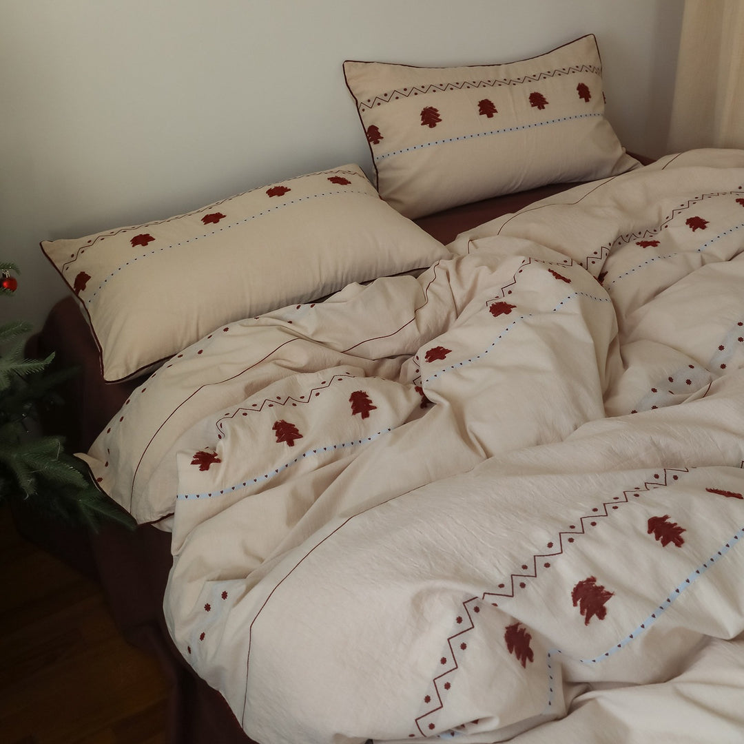 Retro Forest Bedding Set