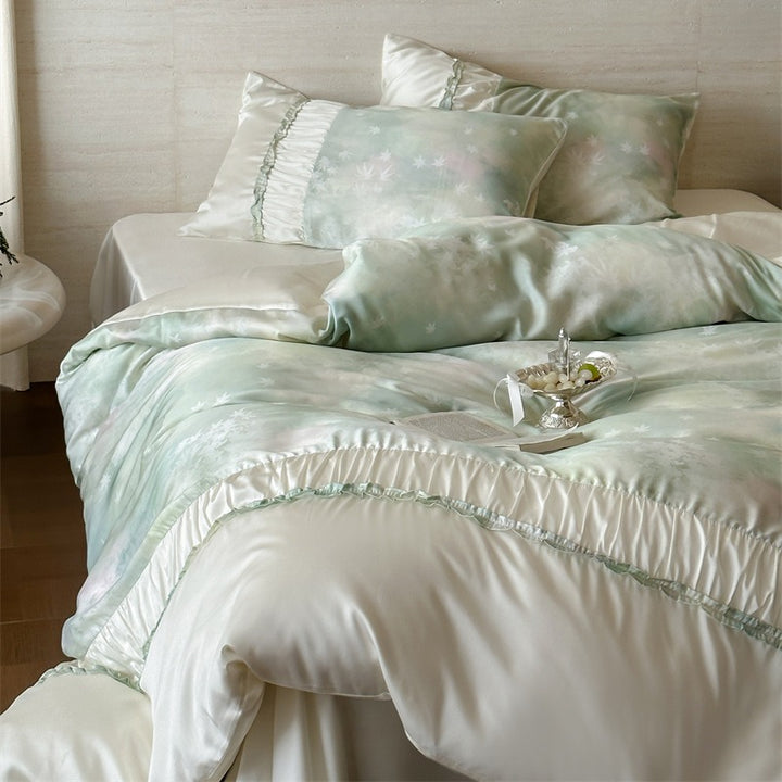 Elegant Silk Bedding Set Collection