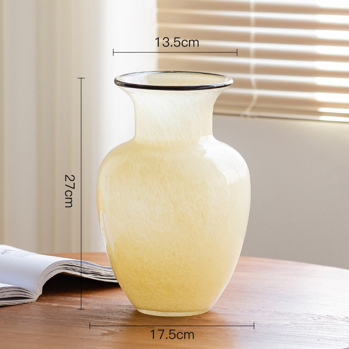 Ethereal Glow Glass Vase Collection