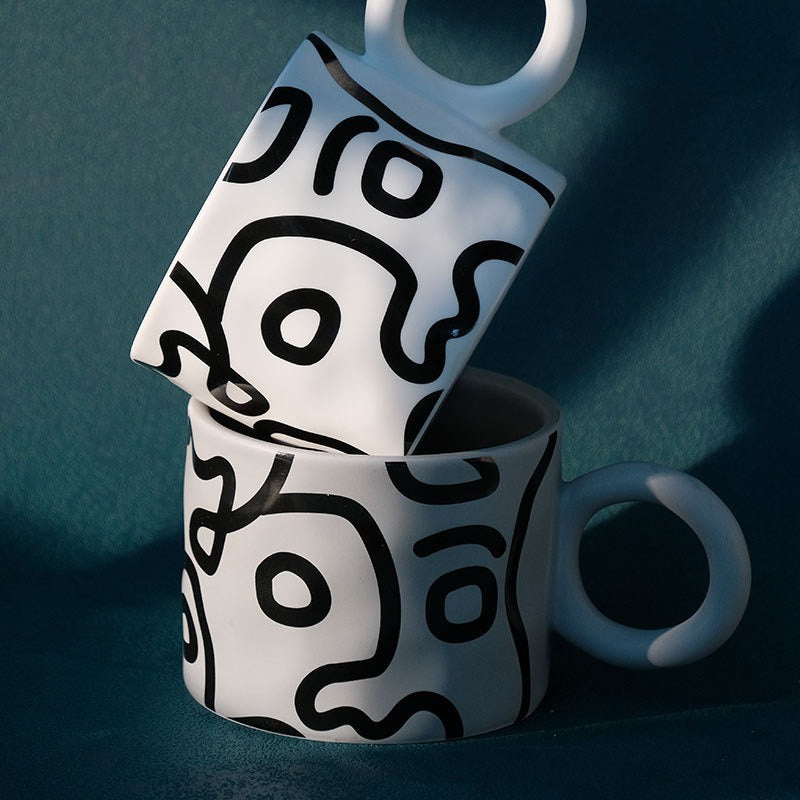 Abstract Graffiti Tea Cup Collection