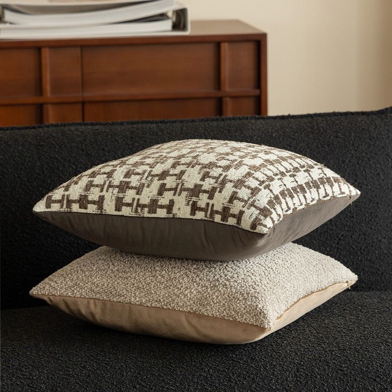 Earthy Grid Cushion