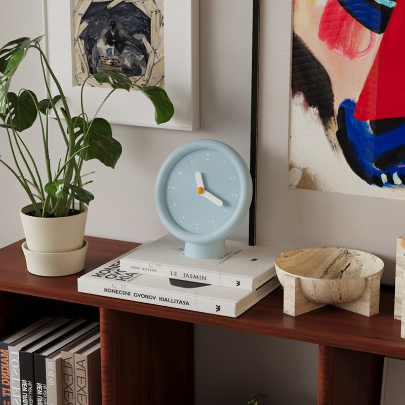 Blue Bubble Desk Clock
