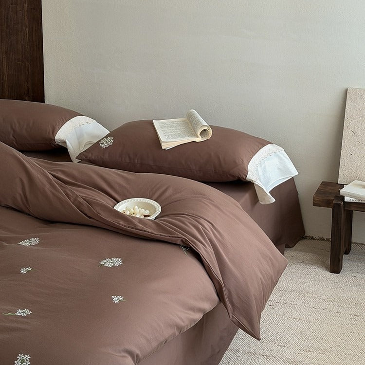 Dandelion Embroidery Bedding Set