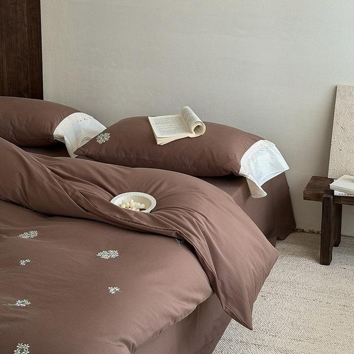 Dandelion Embroidery Bedding Set