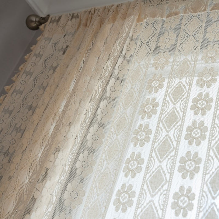 Blooming Days Lace Curtain