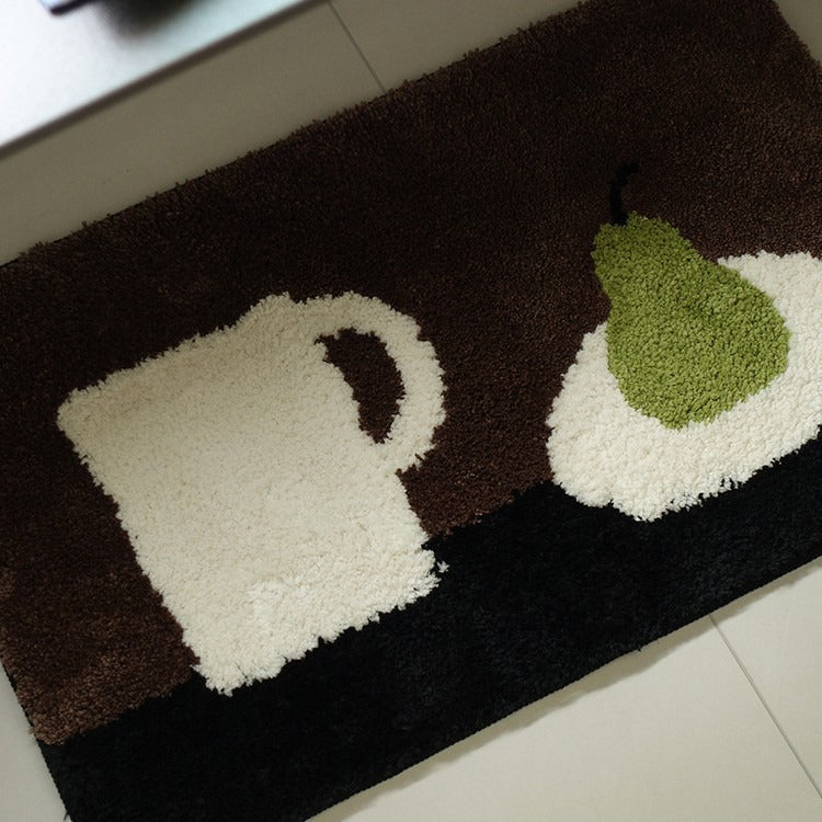 Green Pear Bath Mat Collection