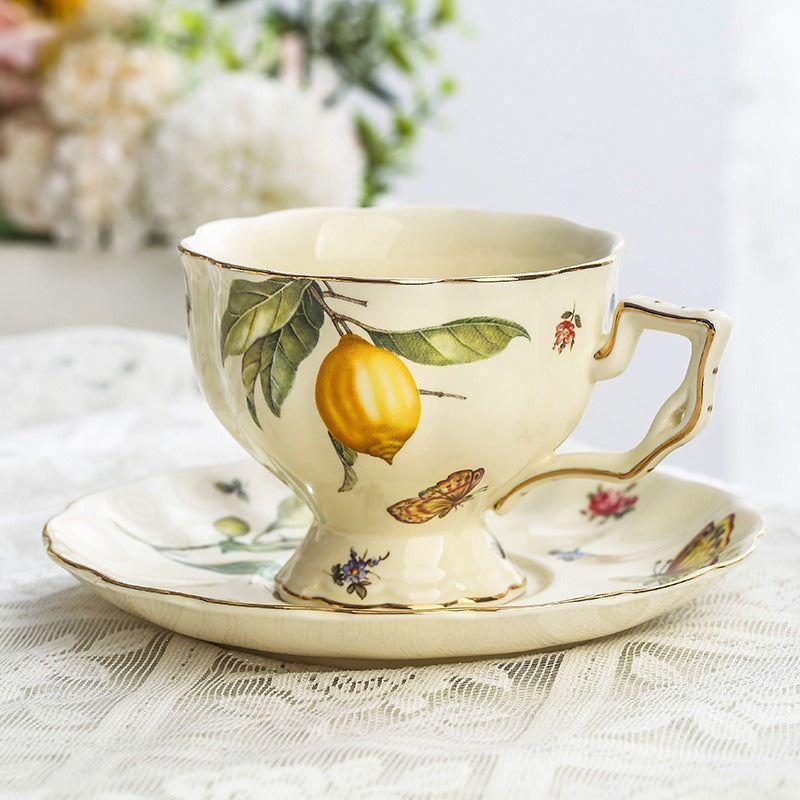 Lemon Garden Teapot & Cup Set