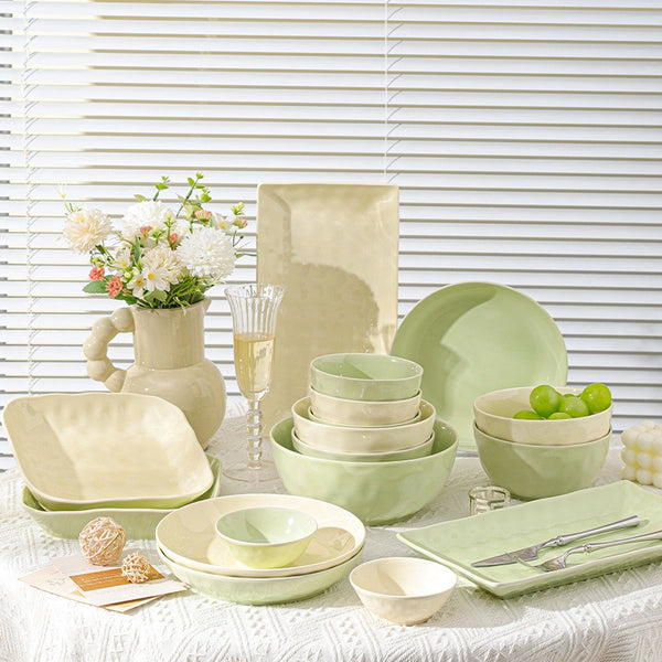 Cream Colour Ceramic Dinnerware Set