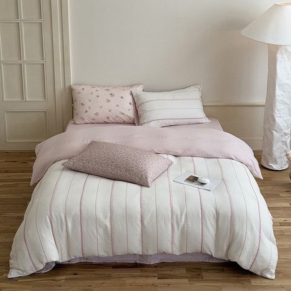 Beach Striped Bedding Set