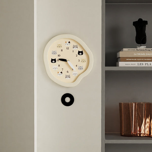 Purr Pulse Wall Clock