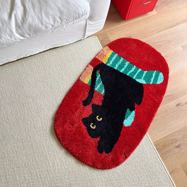 Midnight Kitty Bath Mat