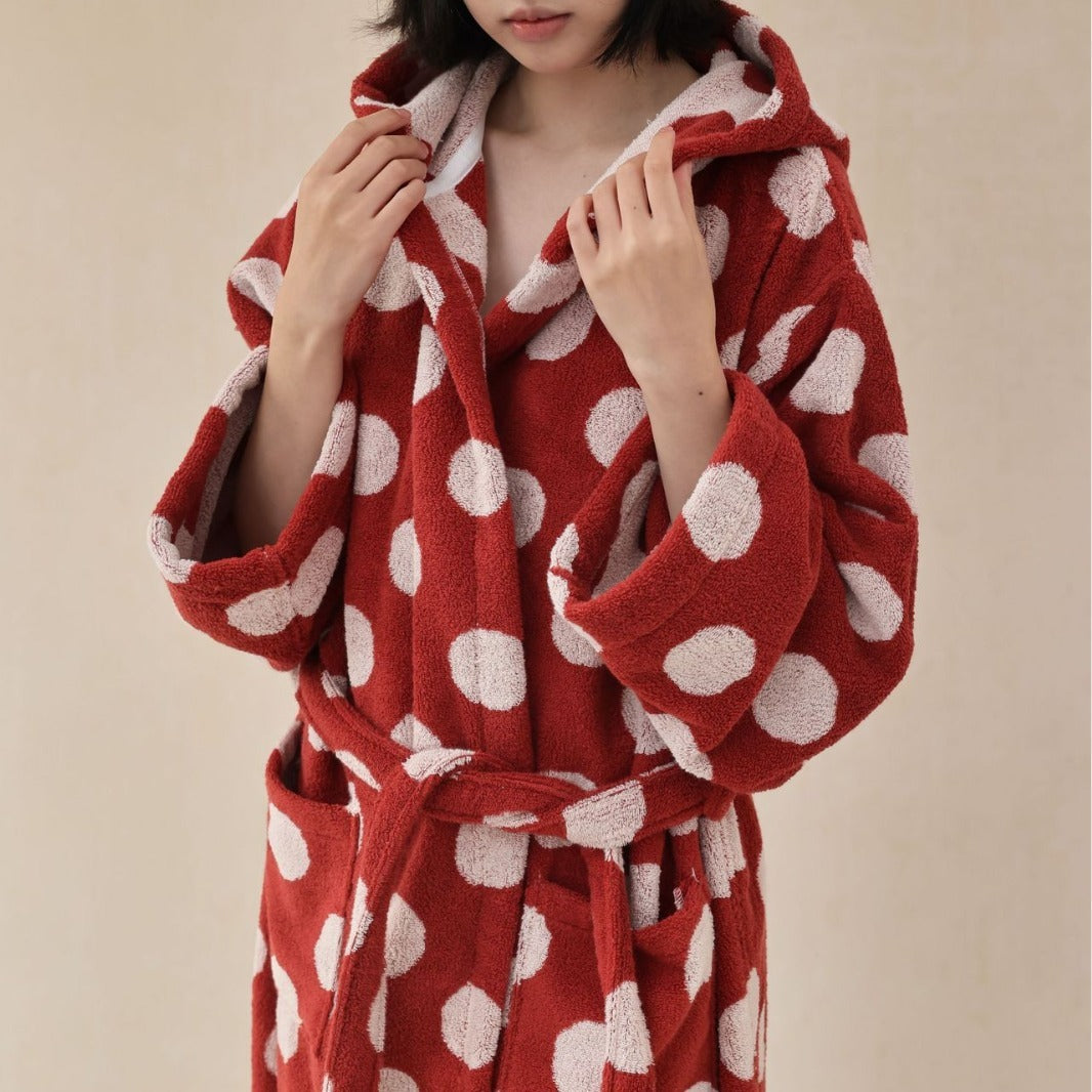 Vintage Polka Dots Bathrobe Unisex Collection