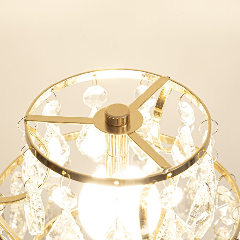 Crown Crystal Table Lamp