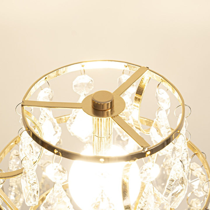 Crown Crystal Table Lamp
