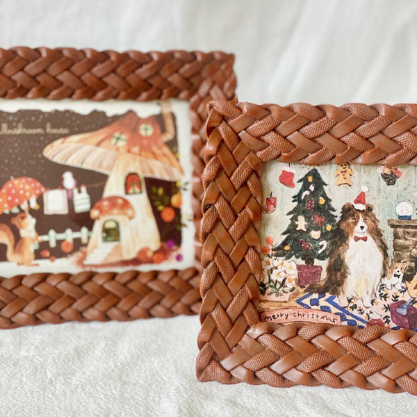 Rustic Woven Photo Frame