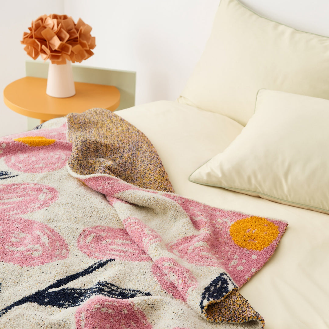 Pink Paradise Throw