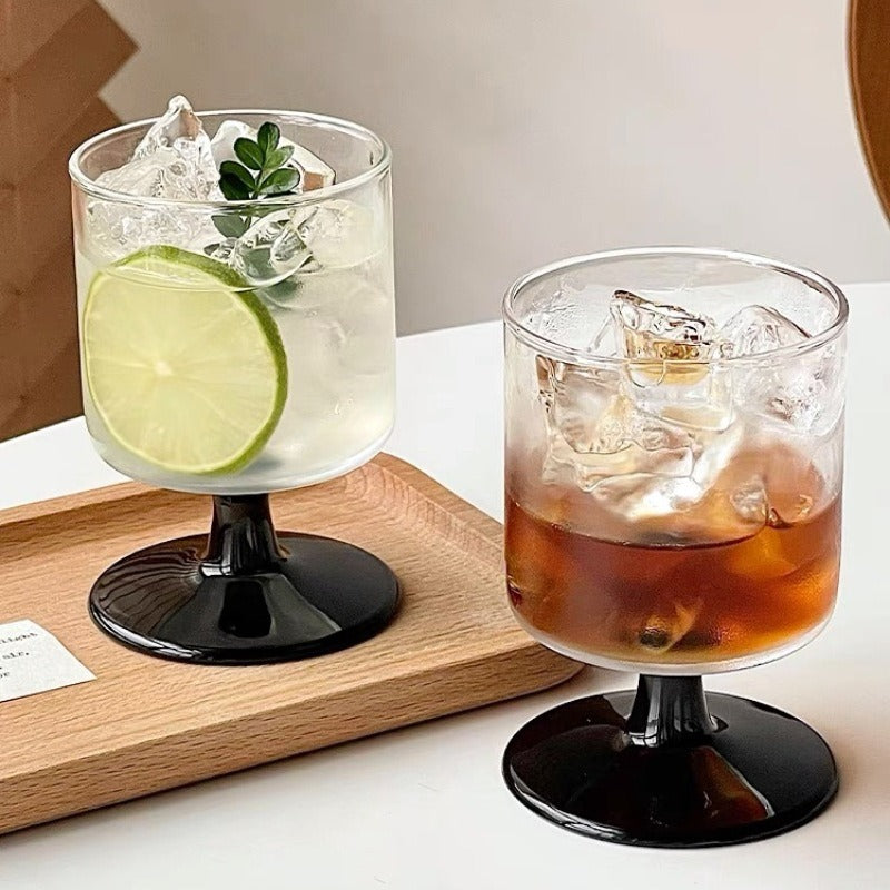 Stockholm Black Wine Glass Set