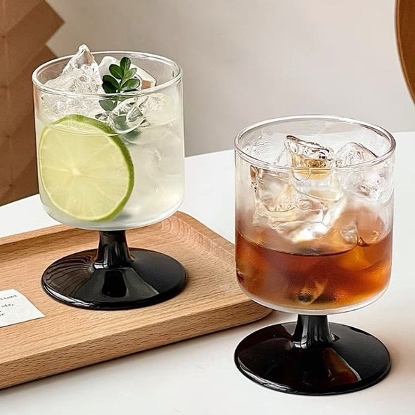 Stockholm Black Wine Glass Set