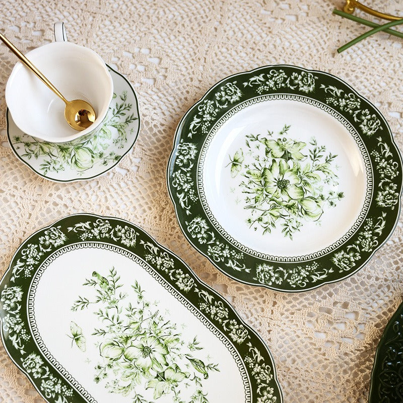 Green Garden Dinnerware