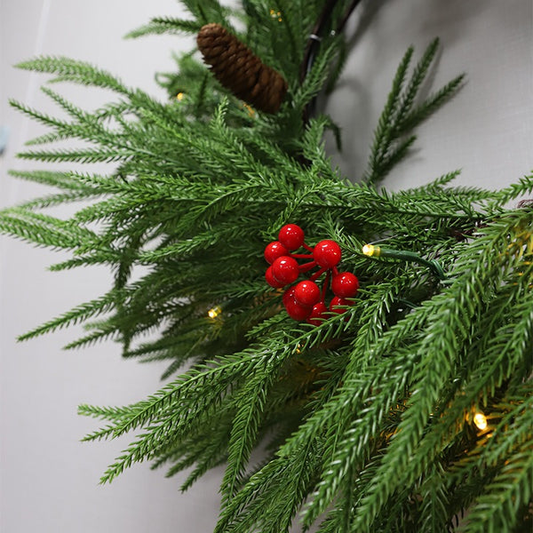 Pinecone and Pine Garland