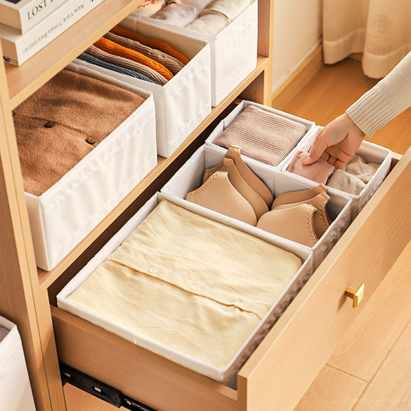 Hanna White Foldable Organiser Collection