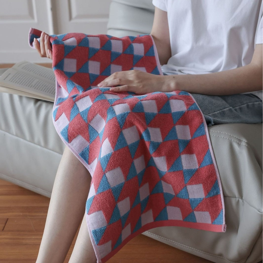 Colourful Geometry Towel Set Collection