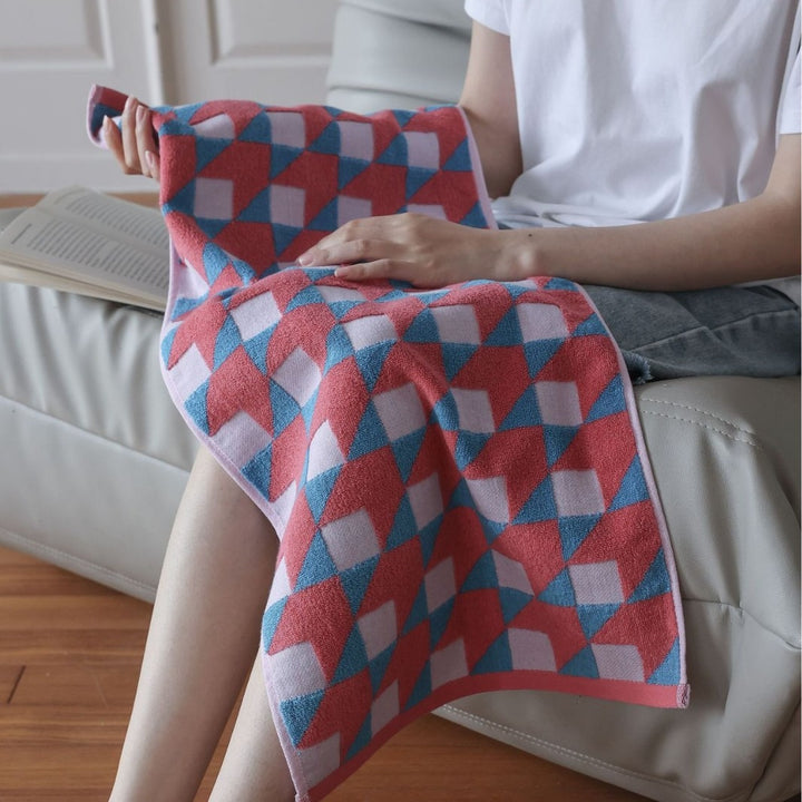 Colourful Geometry Towel Set Collection
