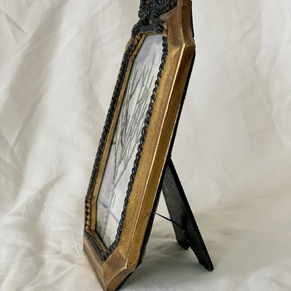 Vintage Rope-Trim Bow Frame