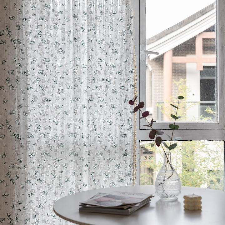 Fresh Grass Tassel Curtain