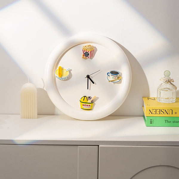 Snack Time Wall Clock