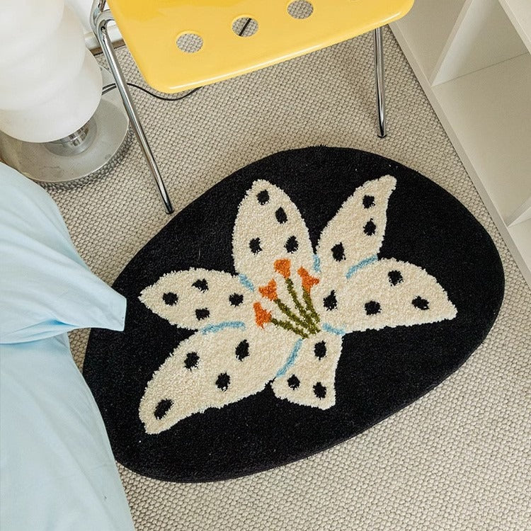 Fluffy Lily Garden Mat