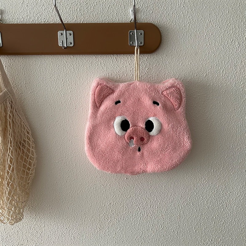 Piggy Party Pal Hanging Hand Towel Set