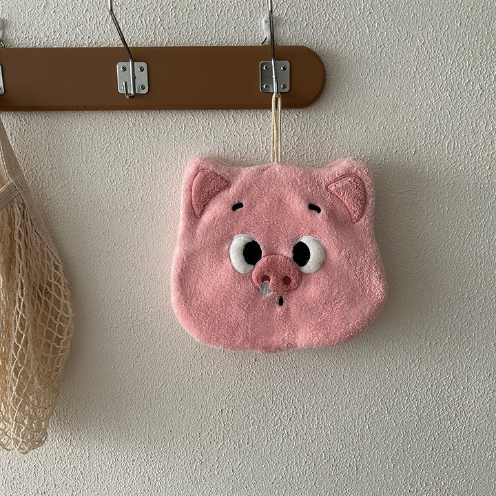 Piggy Party Pal Hanging Hand Towel Set