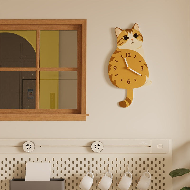 Wagging Tail Wall Clock