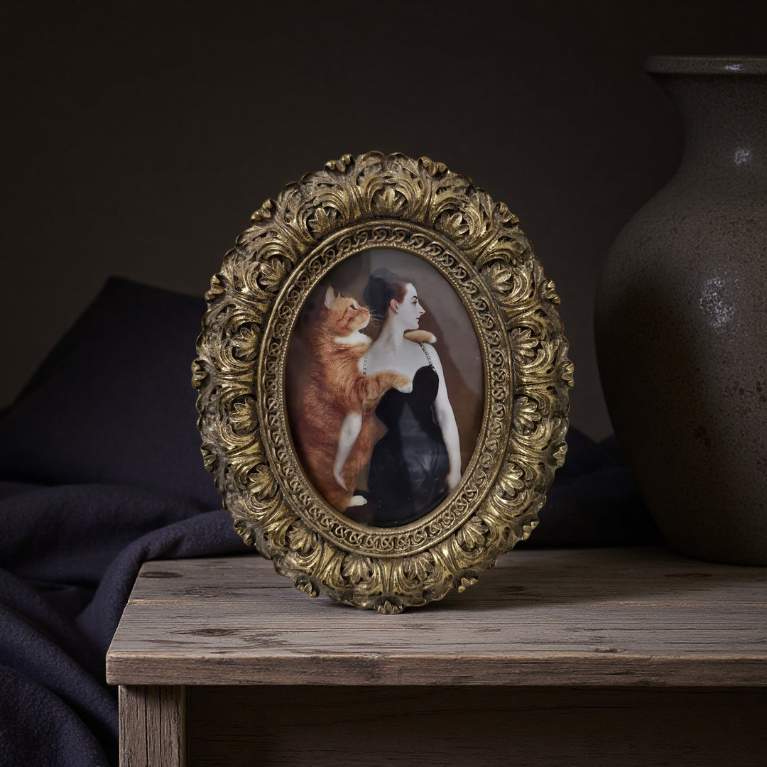 Aged Gold Ornate Frame