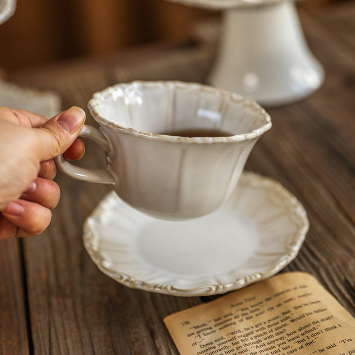 French Street Ceramic Tea Cup Set