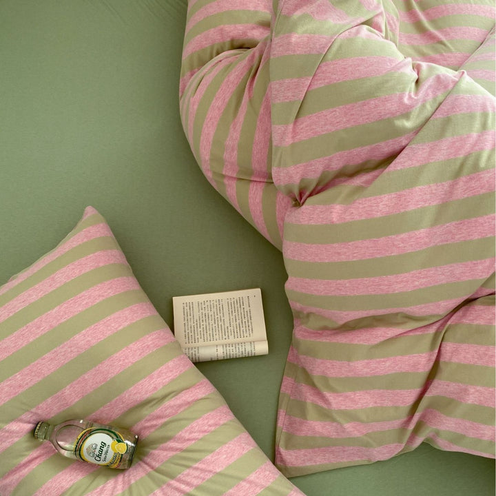 Cotton Candy Lines Bedding Set