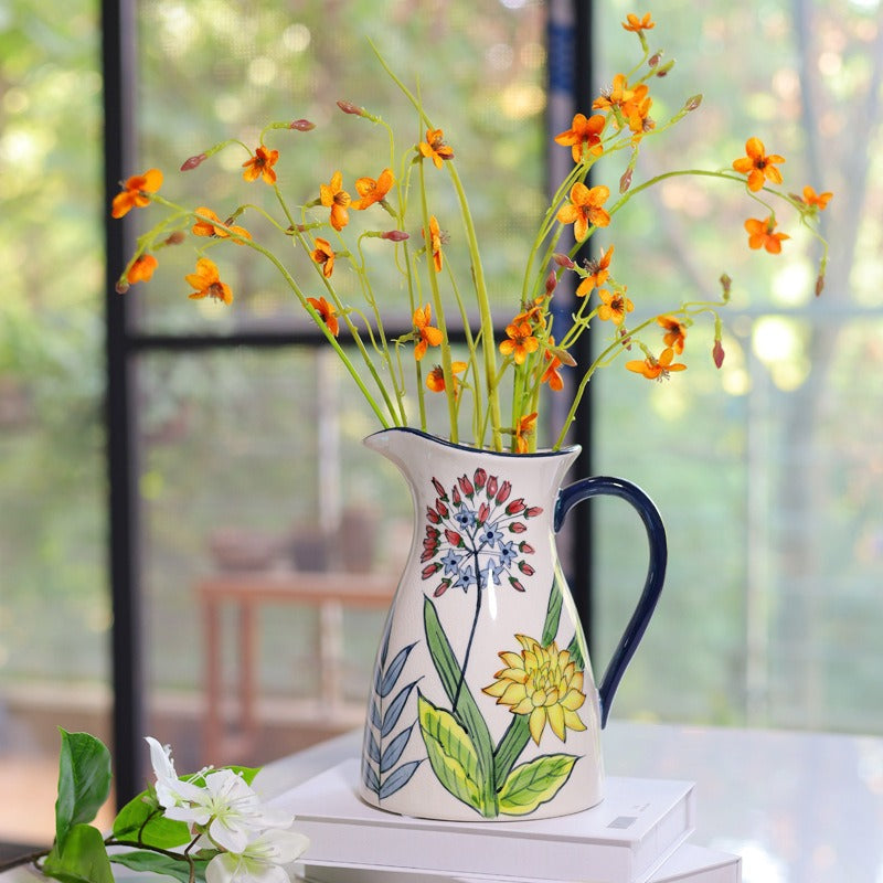 Vintage Pattern Ceramic Vase Collection