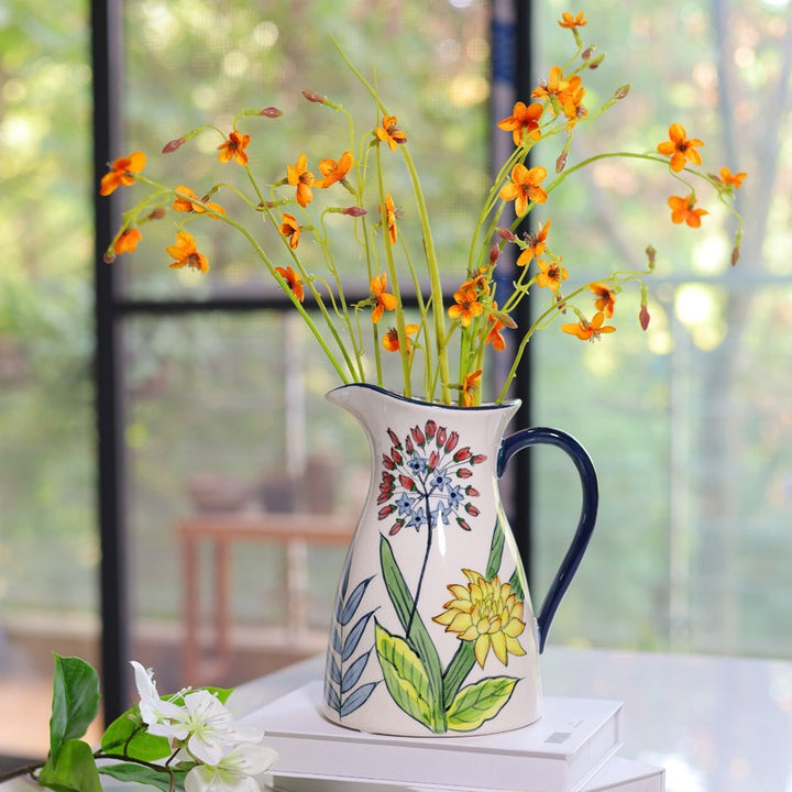 Vintage Pattern Ceramic Vase Collection