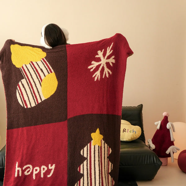 Happy Winter Blanket - Final Sale