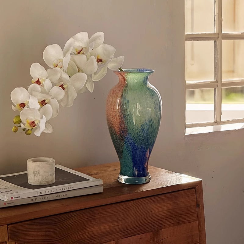 Rainbow Dream Glass Vase