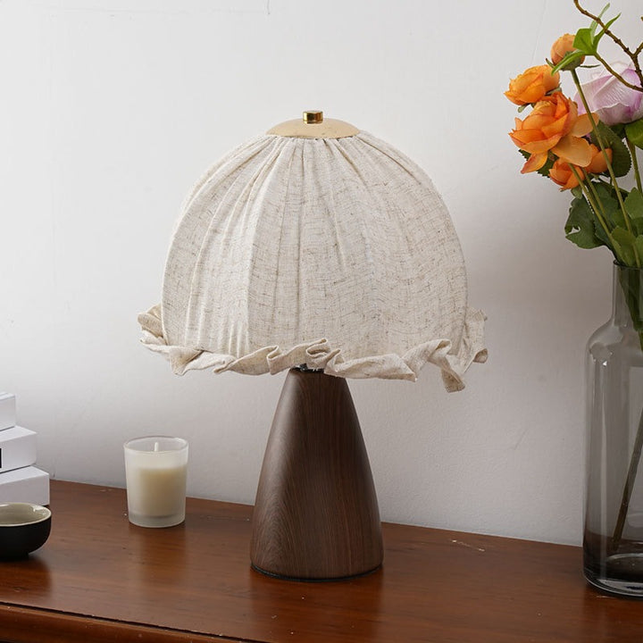 Linen Pleat Glow Lamp