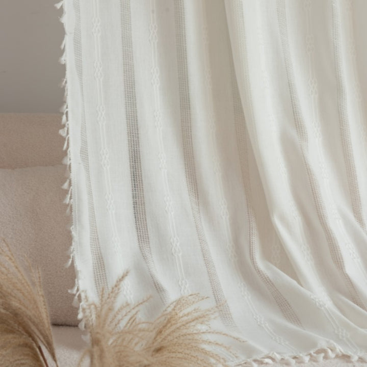Japanese Calm Tassel Curtain Collection