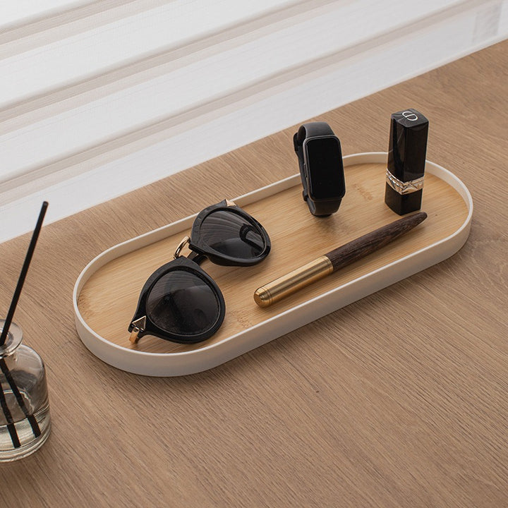 Bamboo Oval Tray Set