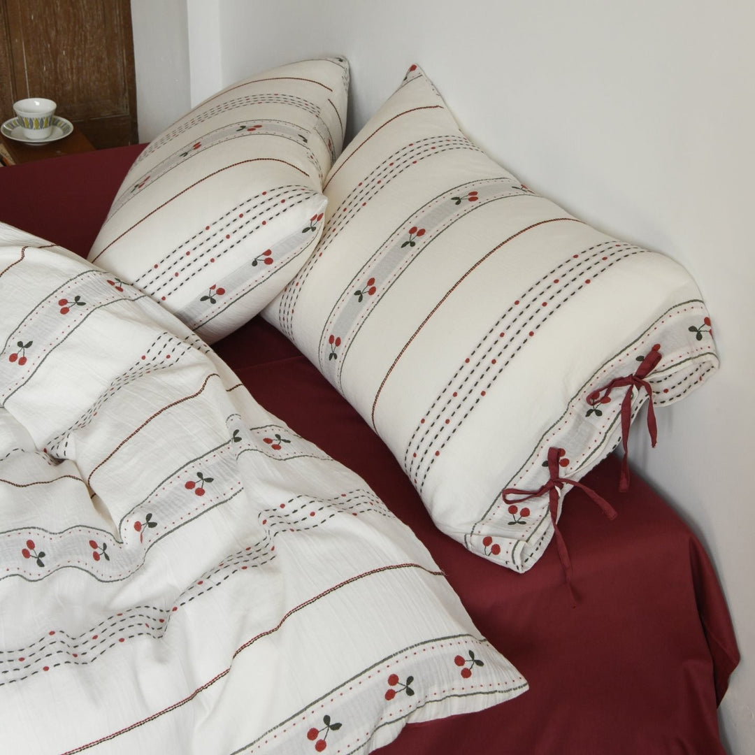 Cherry Memoir Cotton Bedding Set