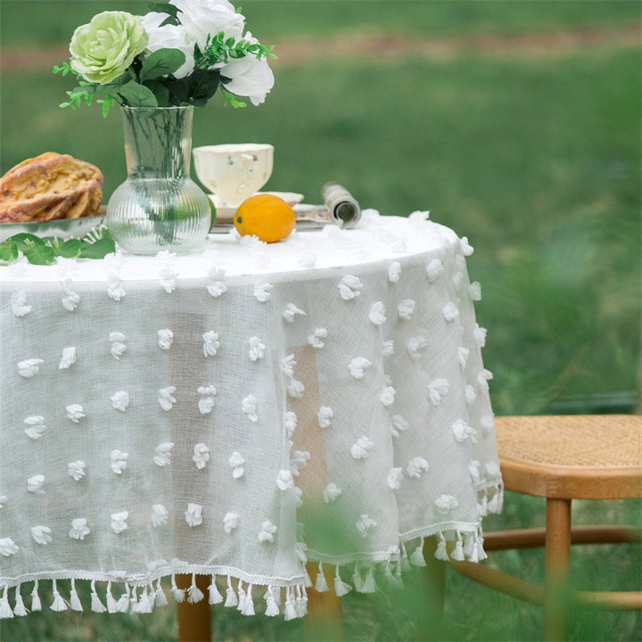 Fur Fur Round Table Cloth